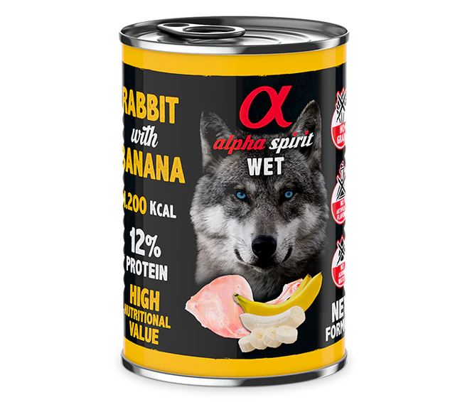 Alpha Spirit Conejo Platano Húmedo
